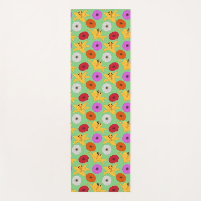 Esterilla De Yoga Tropical Blossom (Anverso)