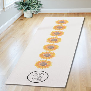 Esterilla De Yoga Tu logo Yoga Studio Sunflower Chakras