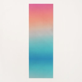 Esterilla De Yoga Turquesa de color ocre a rosa
