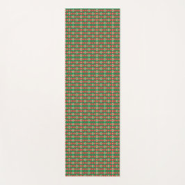 Esterilla De Yoga Two images showcasing a rectangular patterned 