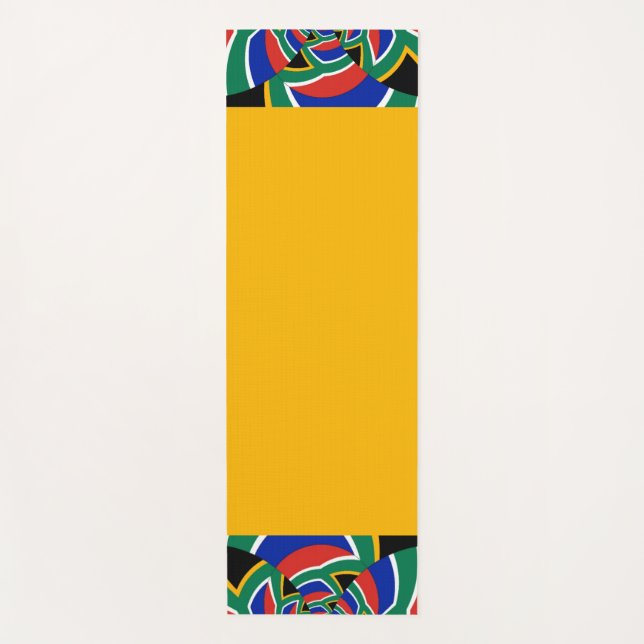 Esterilla De Yoga Últimas noticias sudafricanas (Anverso)