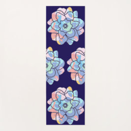 Esterilla De Yoga Una flor hecha de manchas de pintura