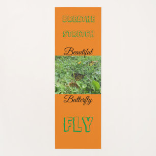 Esterilla De Yoga Una mariposa monarca