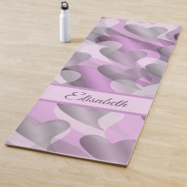 Esterilla De Yoga único, hermoso, colorido, patrón pintado un verde