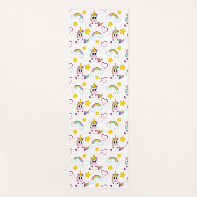 Esterilla De Yoga Unicorn pattern (Anverso)