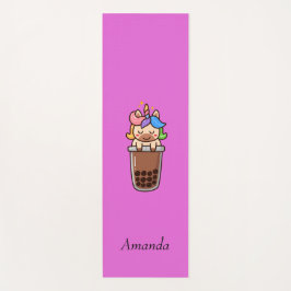 Esterilla De Yoga Unicornio rosado