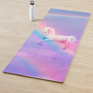 Esterilla De Yoga Unicornio y arcoiris