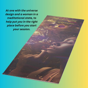 Esterilla De Yoga Uno con el universo y mandala