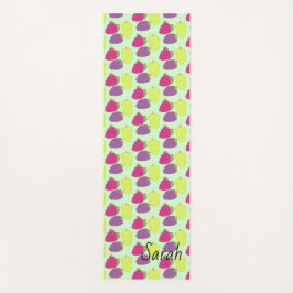 Esterilla De Yoga Uvas Rojas, Verdes Y Púrpura