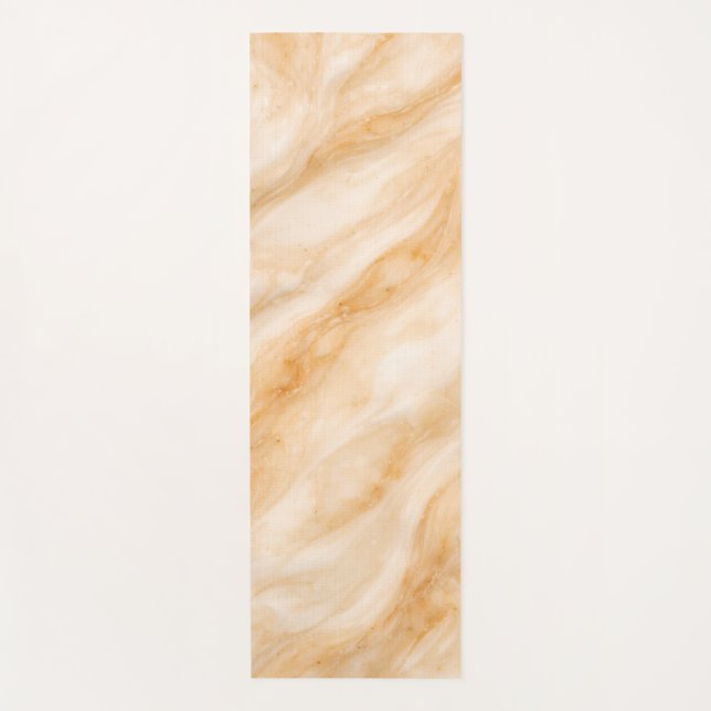 Esterilla De Yoga Vanilla Milkshake Marble Texture (Anverso)