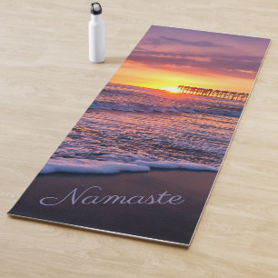 Esterilla De Yoga Verano de verano del muelle de bonito California