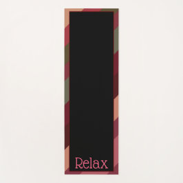 Esterilla De Yoga Verde y negro de Borgoña