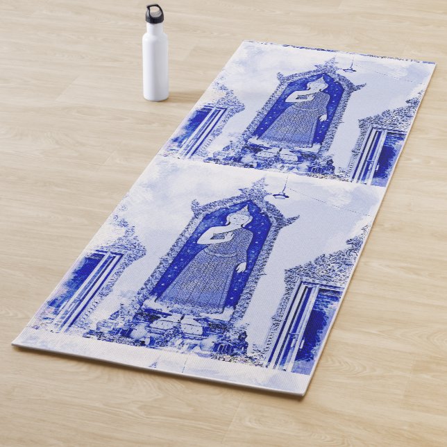 Esterilla De Yoga Versión de arte de templo de Tailandia (In situ)