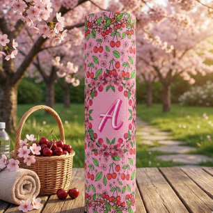 Esterilla De Yoga Vibraciones rojas de cereza Kawaii Estética femeni