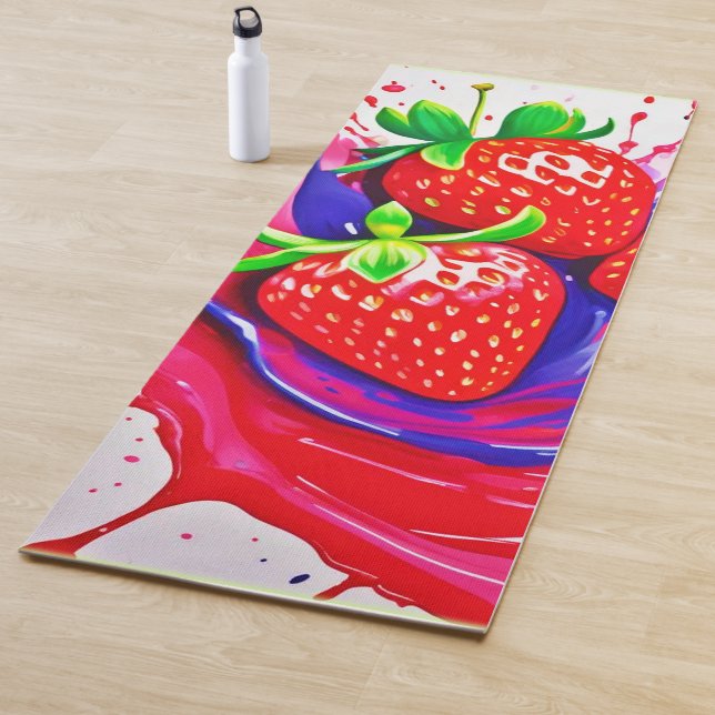 Esterilla De Yoga Vibrante fresa (In situ)