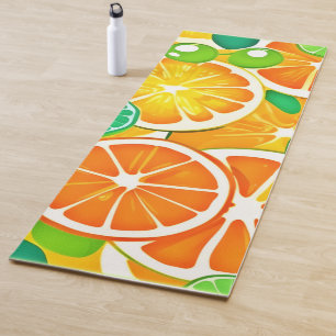 Esterilla De Yoga Vibrante Medley Citrus - Saltos Frescos Y Jugosos