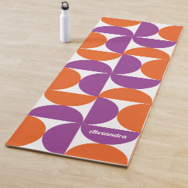 Esterilla De Yoga Vibrante Siglo Medio Moderno