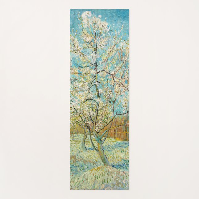 Esterilla De Yoga Vincent van Gogh - Árbol rosa en flor (Anverso)