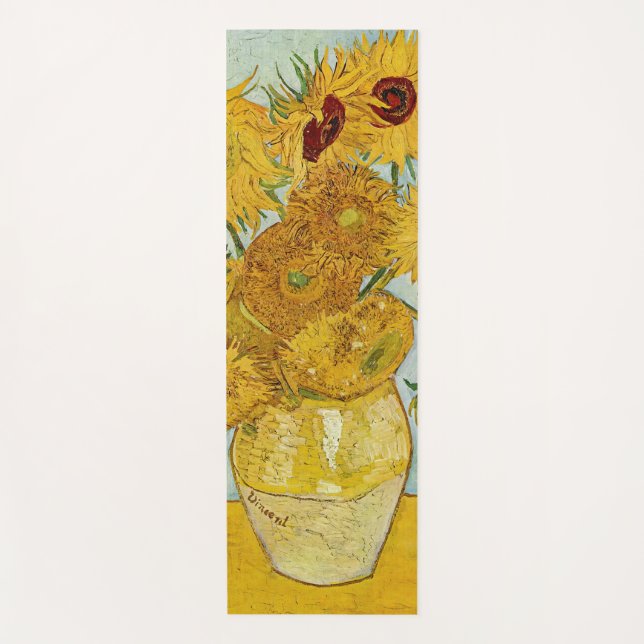 Esterilla De Yoga Vincent Van Gogh - Vase con doce girasoles (Anverso)