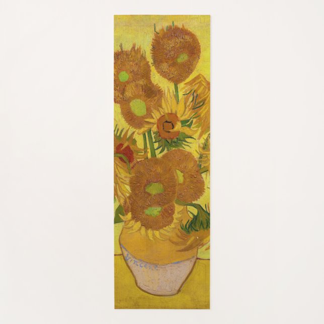 Esterilla De Yoga Vincent van Gogh - Vase con quince girasoles (Anverso)