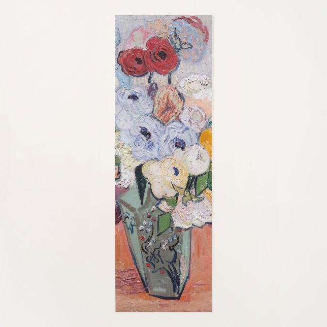 Esterilla De Yoga Vincent van Gogh - Vase con Rosas y anemones (Anverso)