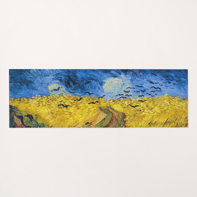 Esterilla De Yoga Vincent van Gogh - Wheatfield con cuervos (Reverso (horizontal))