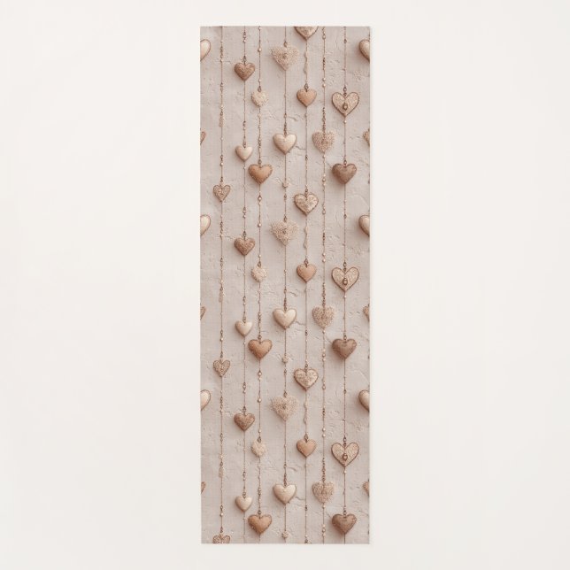 Esterilla De Yoga Vintage Lace Heart Strings (Anverso)