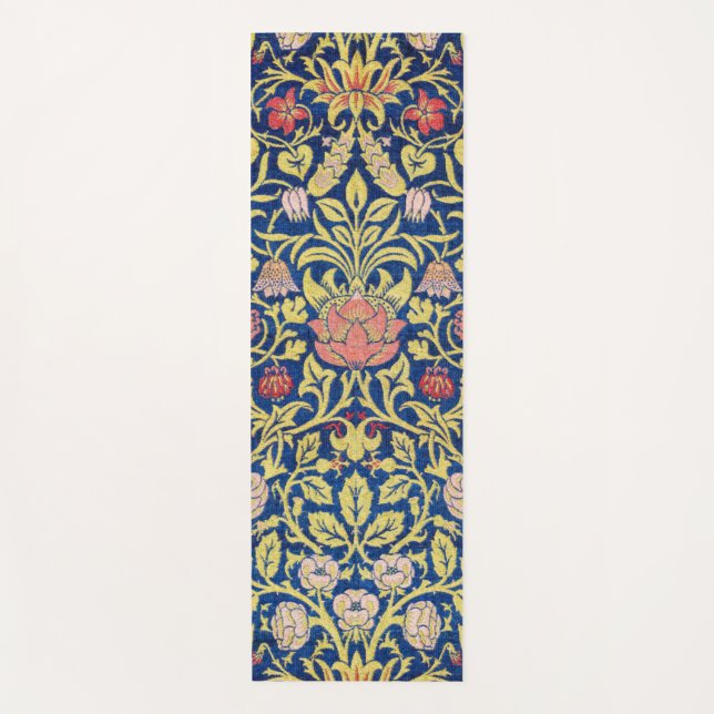 Esterilla De Yoga Violet y Columbine, William Morris (Anverso)