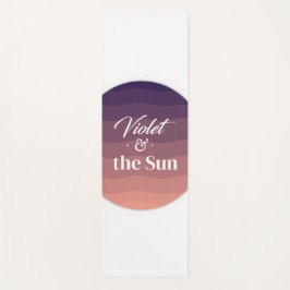 Esterilla De Yoga Violeta y el mate de yoga Sun