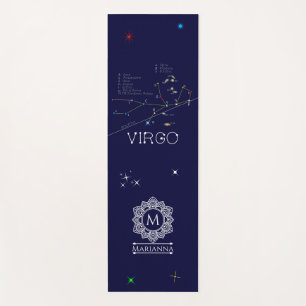 Esterilla De Yoga Virgo de Constelación Zodiac