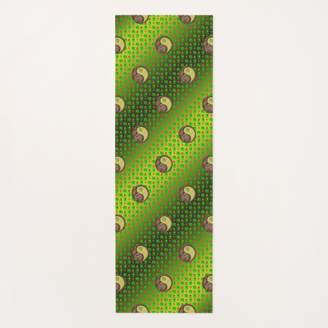 Esterilla De Yoga Virgo y caballo Metalizado (Anverso)