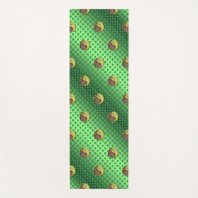 Esterilla De Yoga Virgo y Serpiente Metalizado (Anverso)