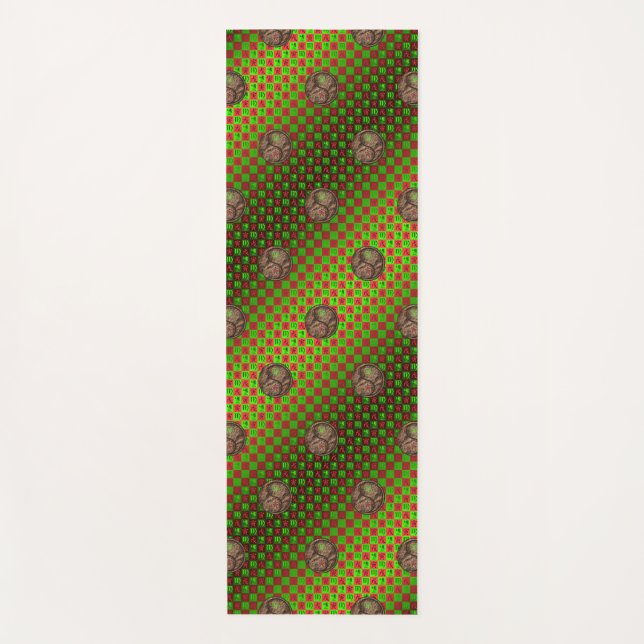 Esterilla De Yoga Virgo y Tigre de la Tierra (Anverso)