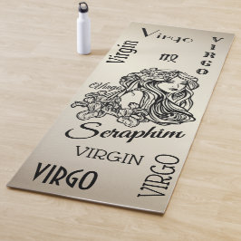 Esterilla De Yoga Virgo Zodiac Antiguo Gold personalizado