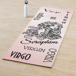 Esterilla De Yoga Virgo Zodiac personalizado yoga rosa