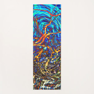 Esterilla De Yoga Vitral abstracto - estera de la yoga