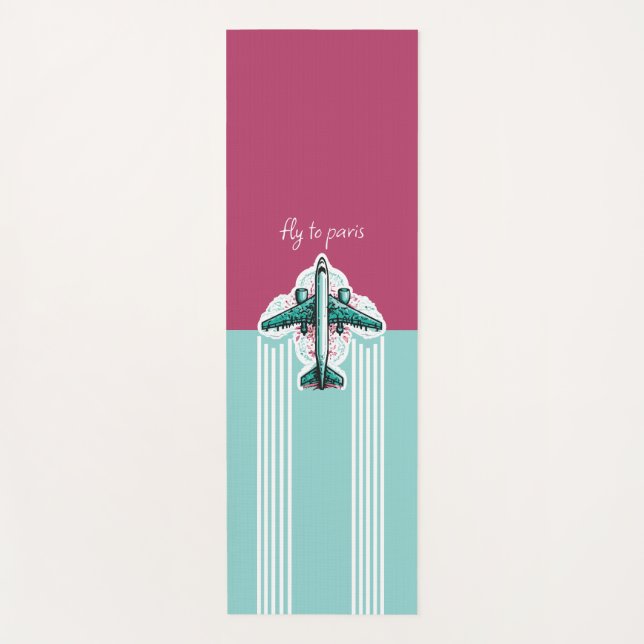Esterilla De Yoga Volar a París (Anverso)