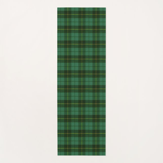 Esterilla De Yoga Wallace Green Ancient Hunting Scottish Tartán (Anverso)
