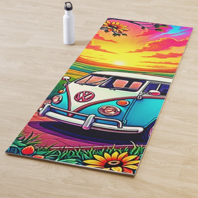 Esterilla De Yoga Wanderlust Van Sunset Art (In situ)