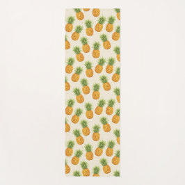 Esterilla De Yoga Watercolor Pineapples