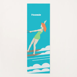 Esterilla De Yoga Waterski de estilo vintage