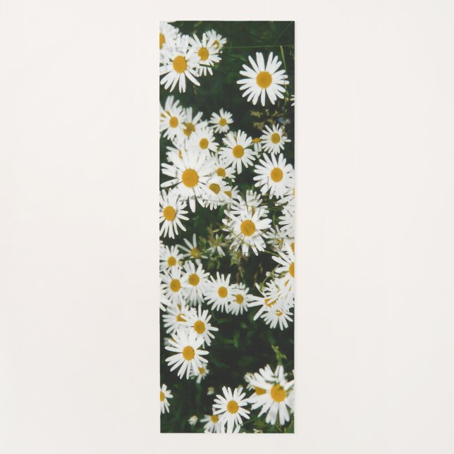 Esterilla De Yoga White Oxeye Daisy, Moon Daisy Meadow (Anverso)