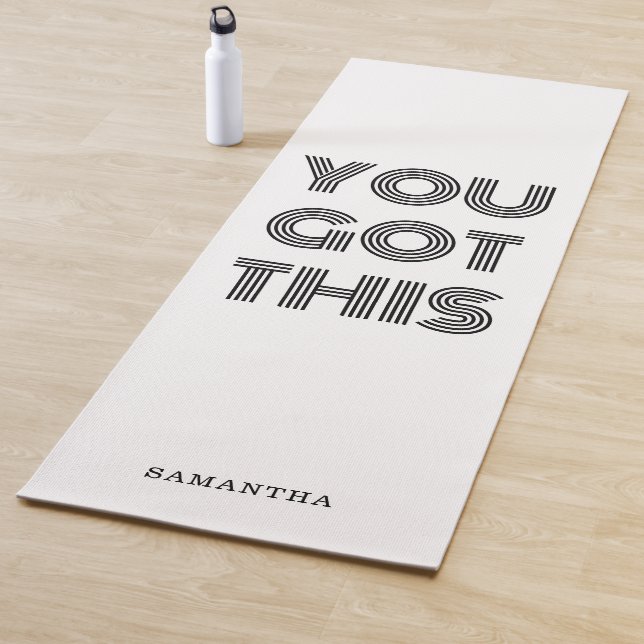 Esterilla De Yoga White Personalizado TIENES ESTE MOTIVO (In situ)