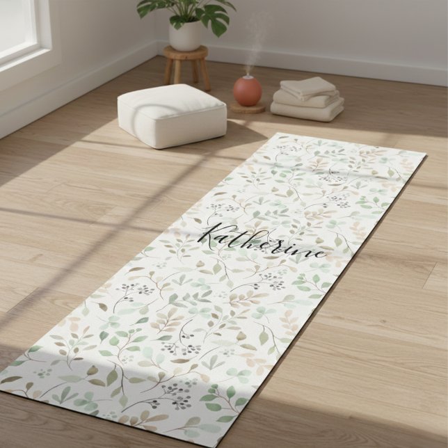 Esterilla De Yoga Wildflower Boho Personalized (Subido por el creador)