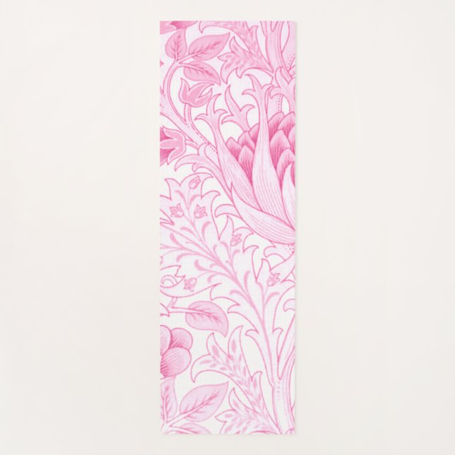 Esterilla De Yoga William Morris Artichoke Pink (Anverso)