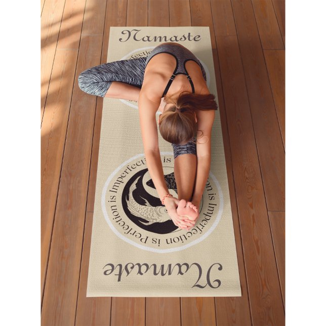 Esterilla De Yoga Yin Yang entrenamiento blanco holandés, pilates y (Yin Yang Dutch White Workout, Pilates and Yoga Mat)