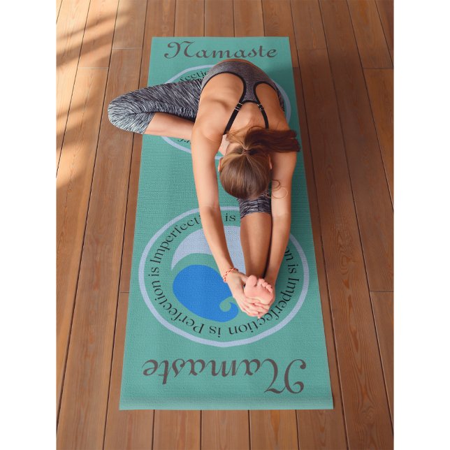 Esterilla De Yoga Yin Yang Sea Green Workout, Pilates y (Yin Yang Sea Green Workout, Pilates and Yoga Mat)