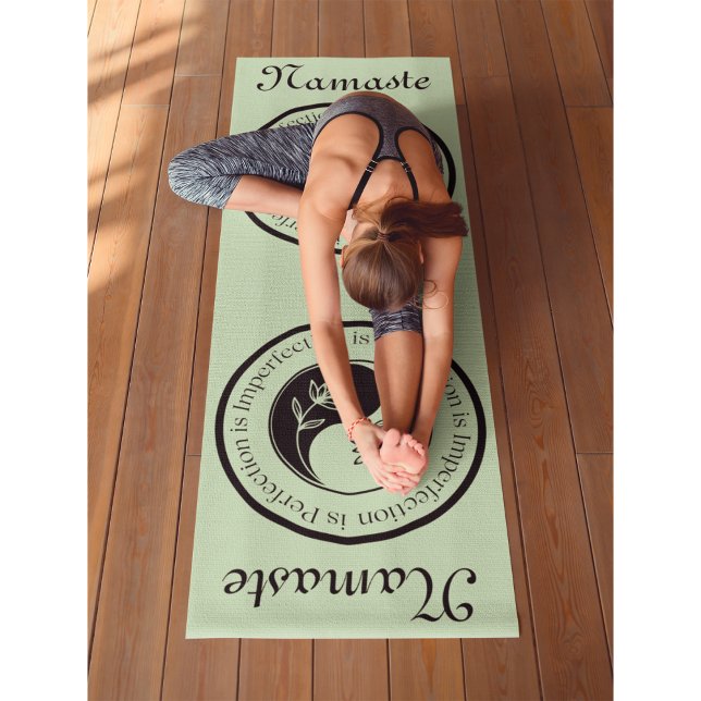 Esterilla De Yoga Yin Yang Tea Green Workout, Pilates y (Yin Yang Tea Green Workout, Pilates and Yoga Mat)