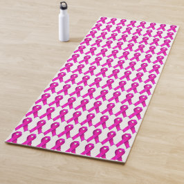 Esterilla De Yoga Yoga Cinta Rosa Apoyo Conciencia del Cáncer de Mam