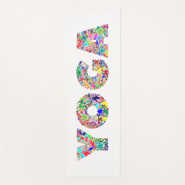 Esterilla De Yoga Yoga colorido - (Anverso)